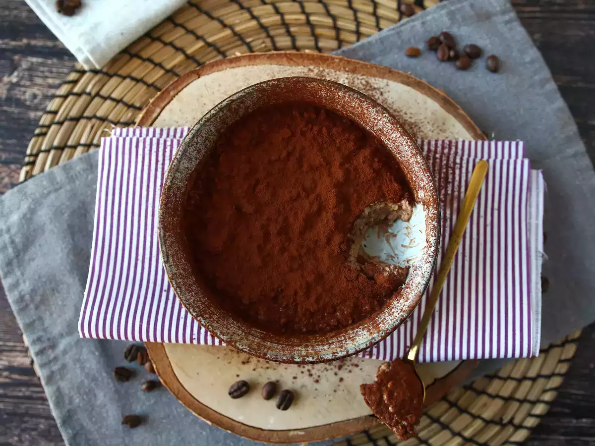 Overnight oats med tiramisu-smak – den perfekta frukosten med kaffe och kakao! - foto 6