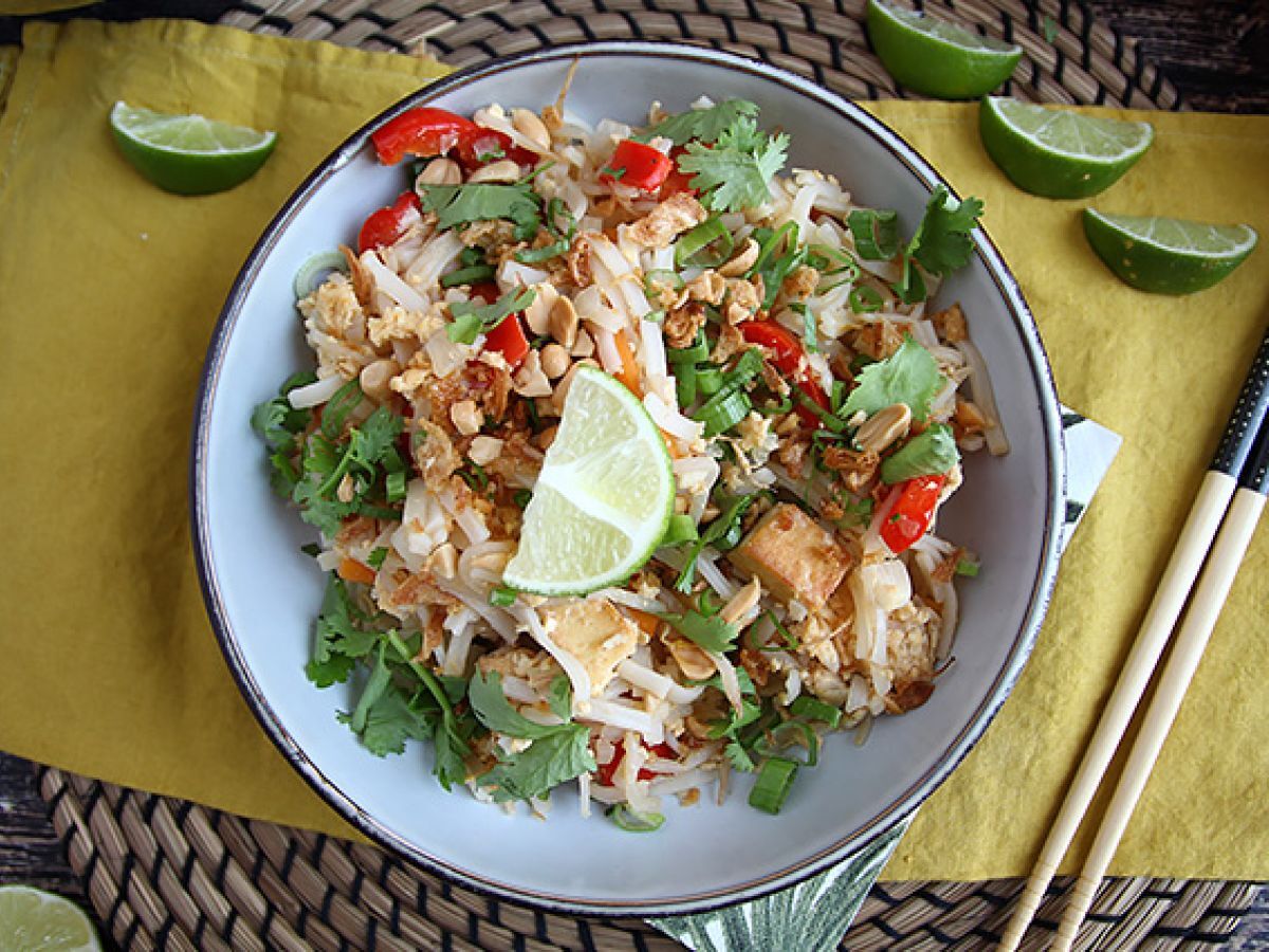 Pad thai med tofu - foto 3