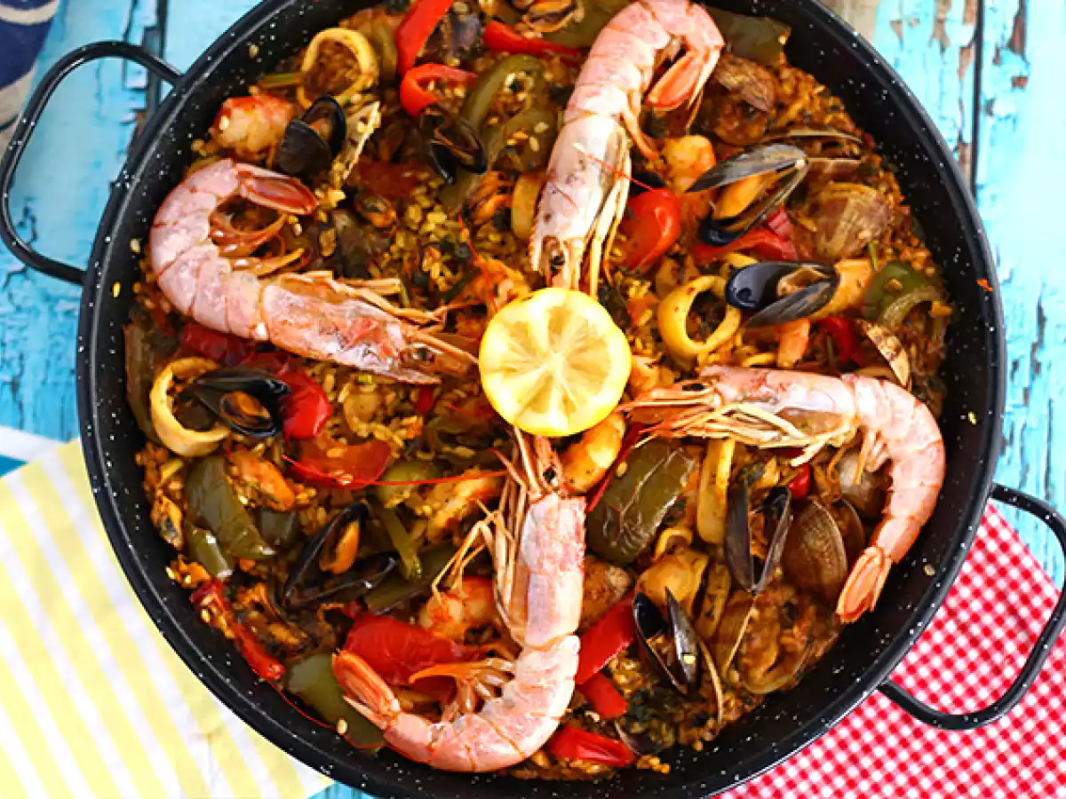 Paella med skaldjur - foto 2