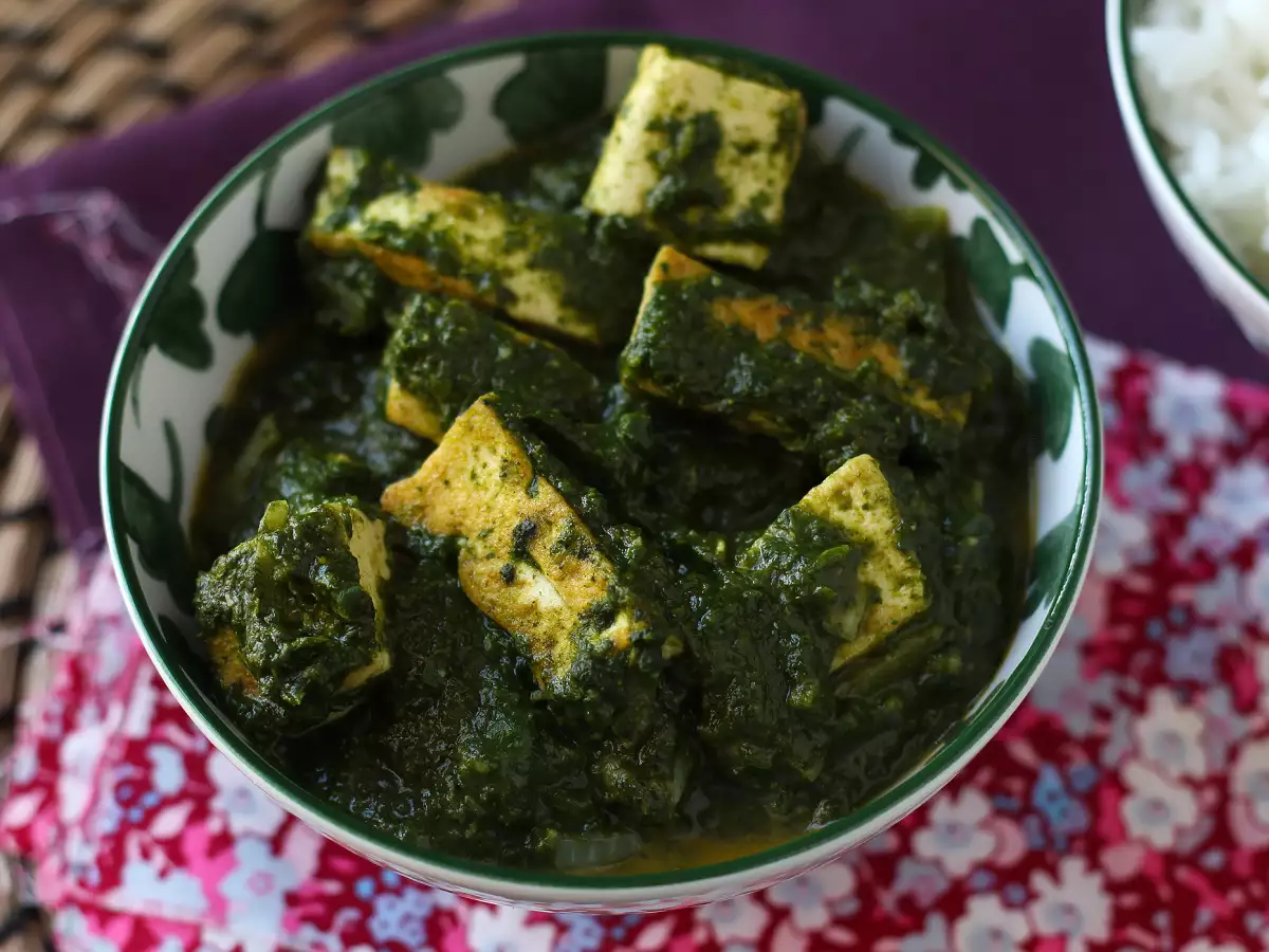 Palak tofu: indisk curry med spenat och tofu - foto 5