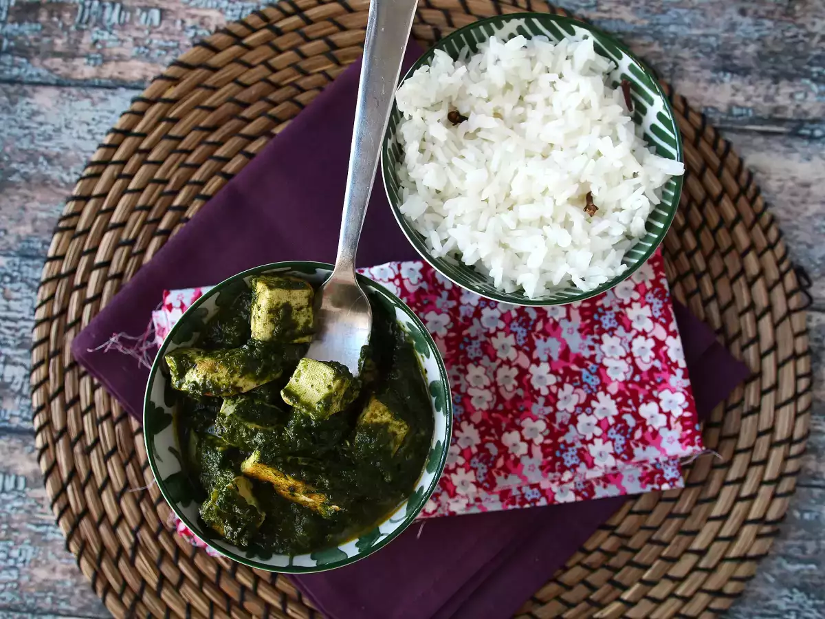 Palak tofu: indisk curry med spenat och tofu - foto 6