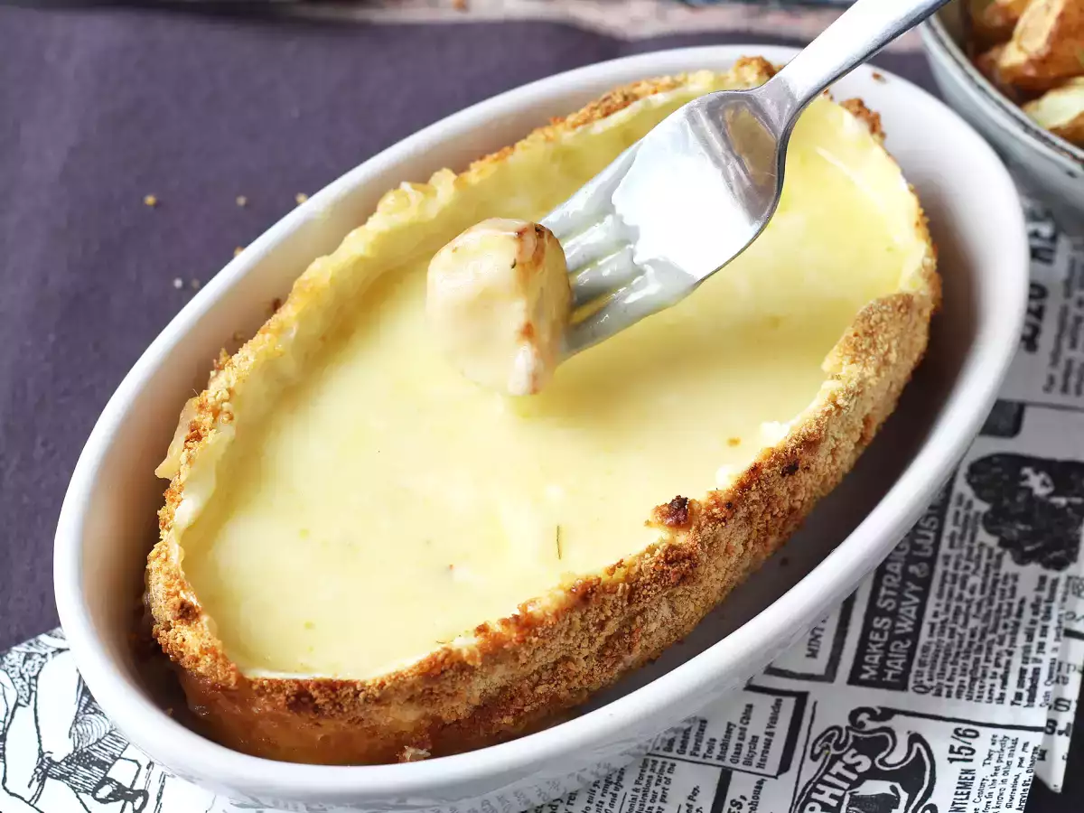 Panerad Caprice des Dieux med småpotatis i airfryer - foto 4