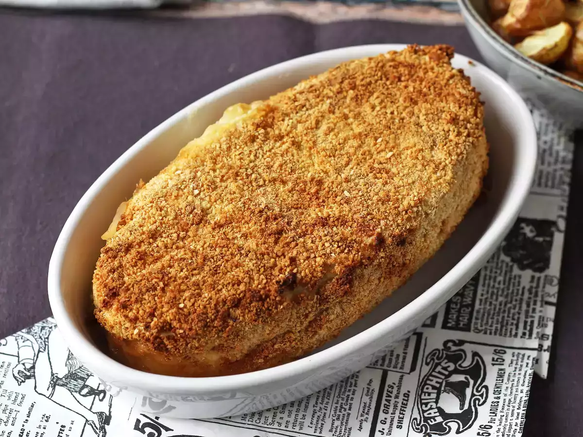 Panerad Caprice des Dieux med småpotatis i airfryer - foto 7