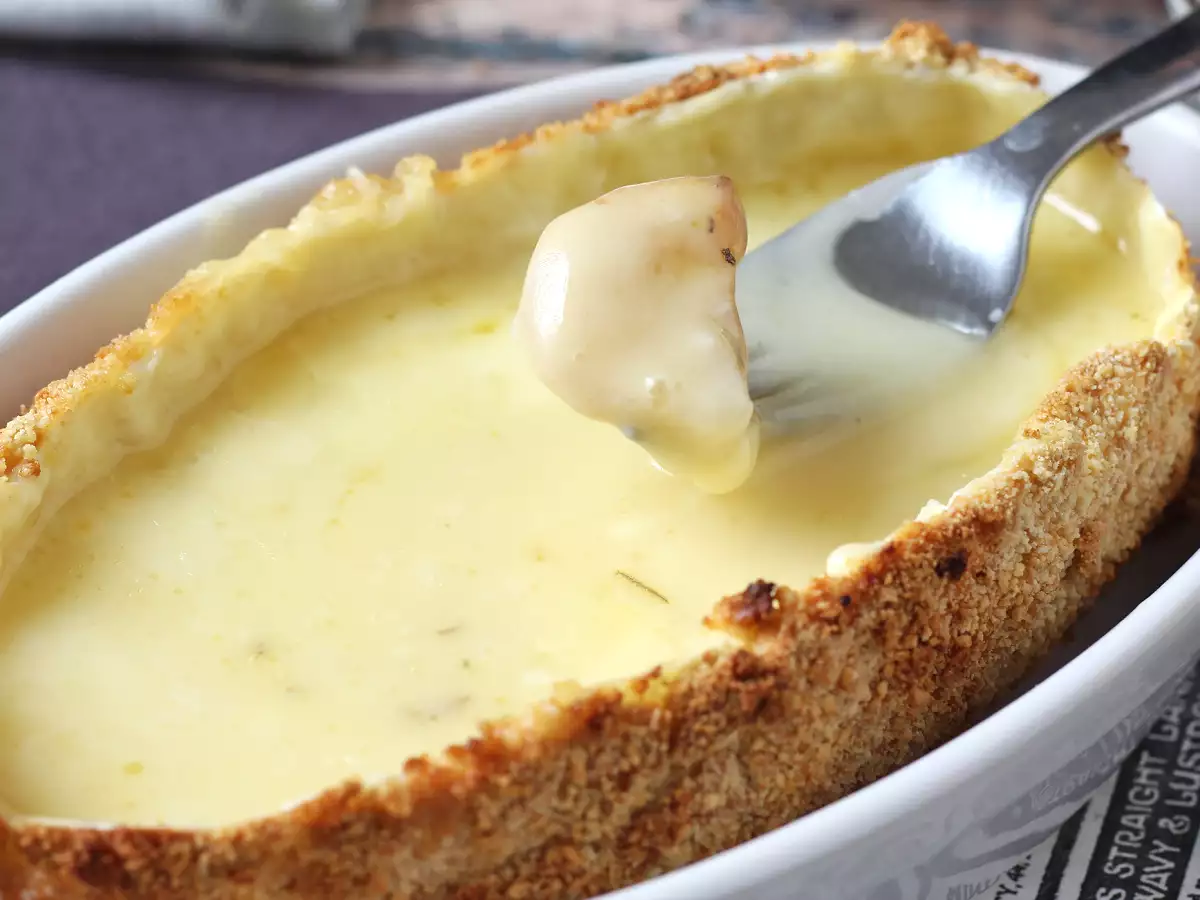 Panerad gudarnas kapris med airfryerpotatis - foto 2