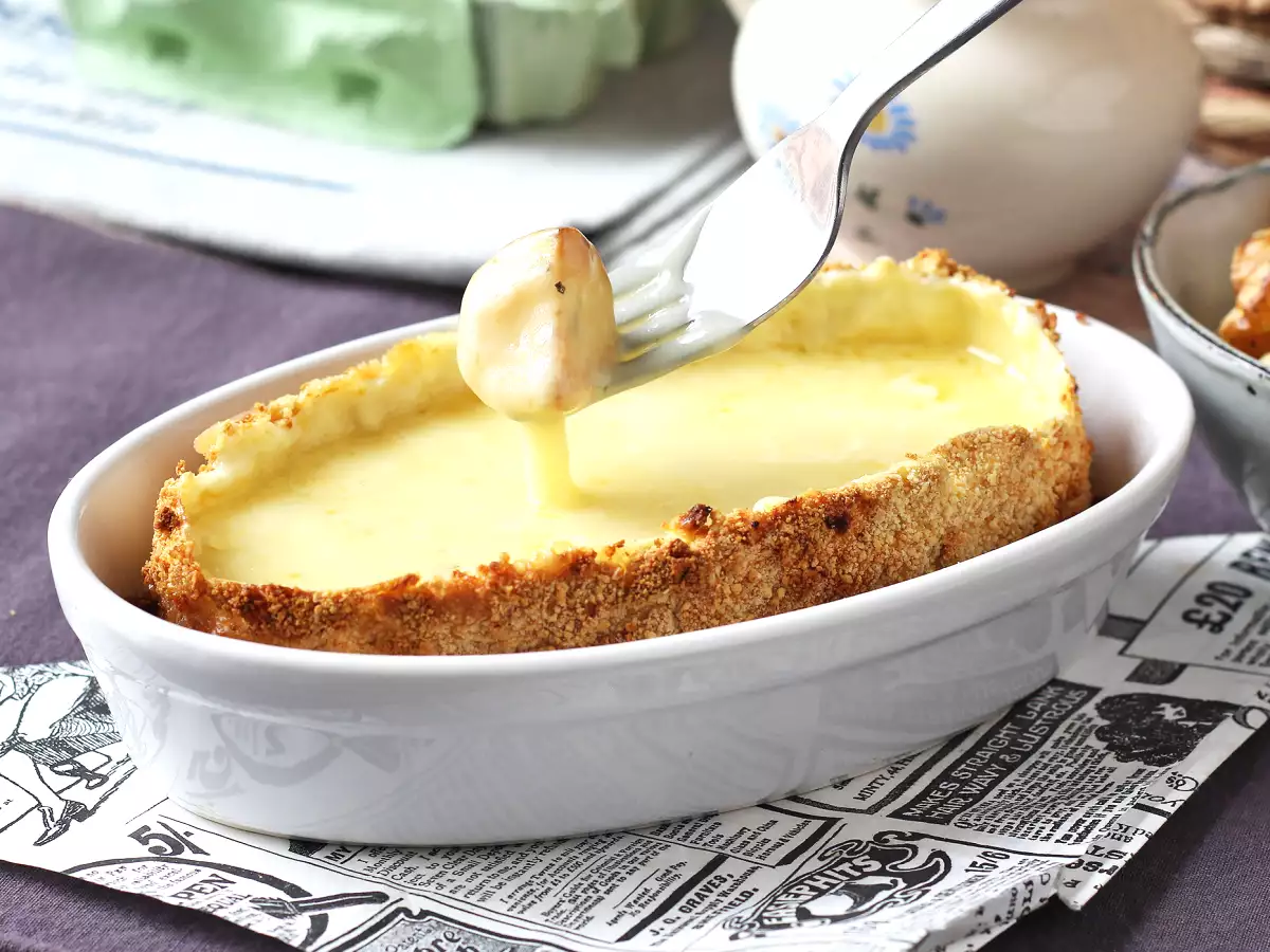 Panerad gudarnas kapris med airfryerpotatis - foto 6