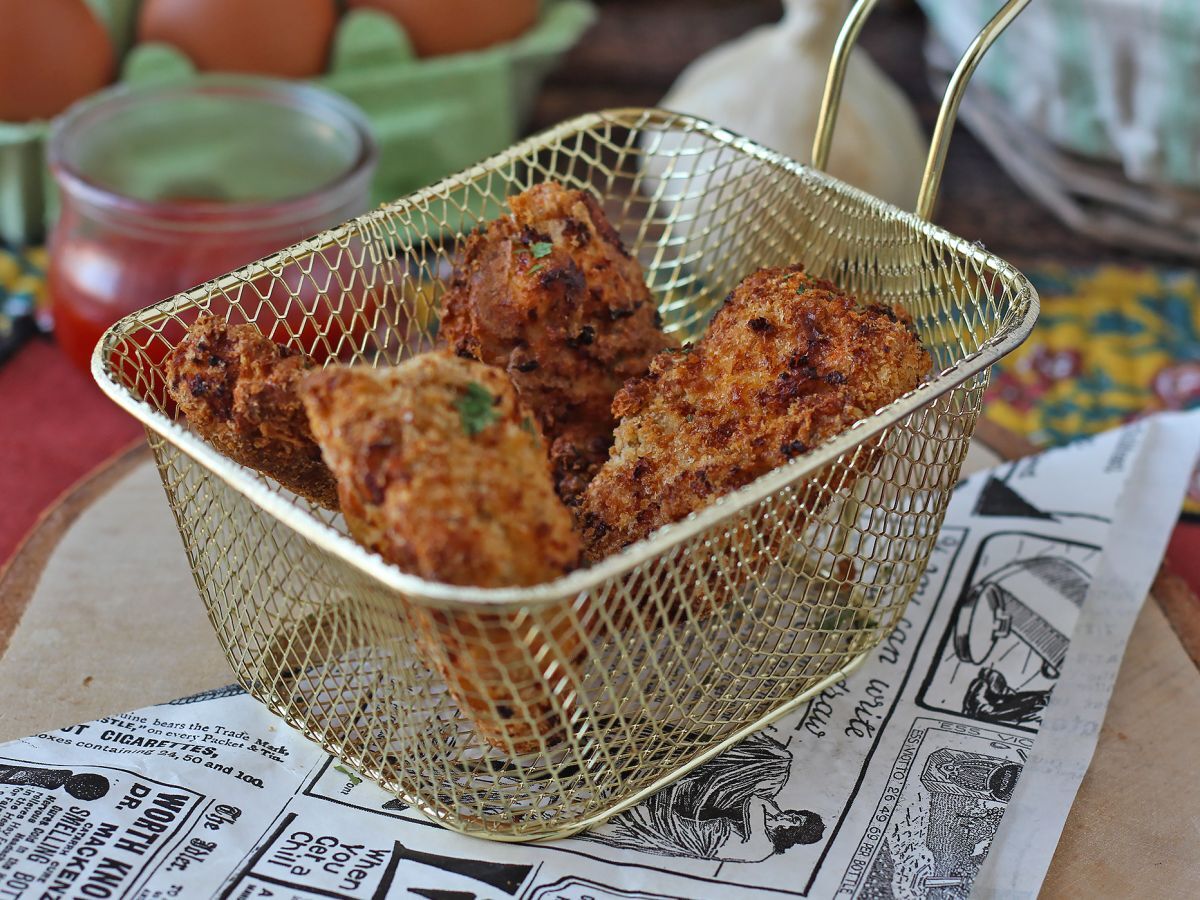 Panerad kyckling i Air Fryer: lätt och klar på 20 minuter - foto 6