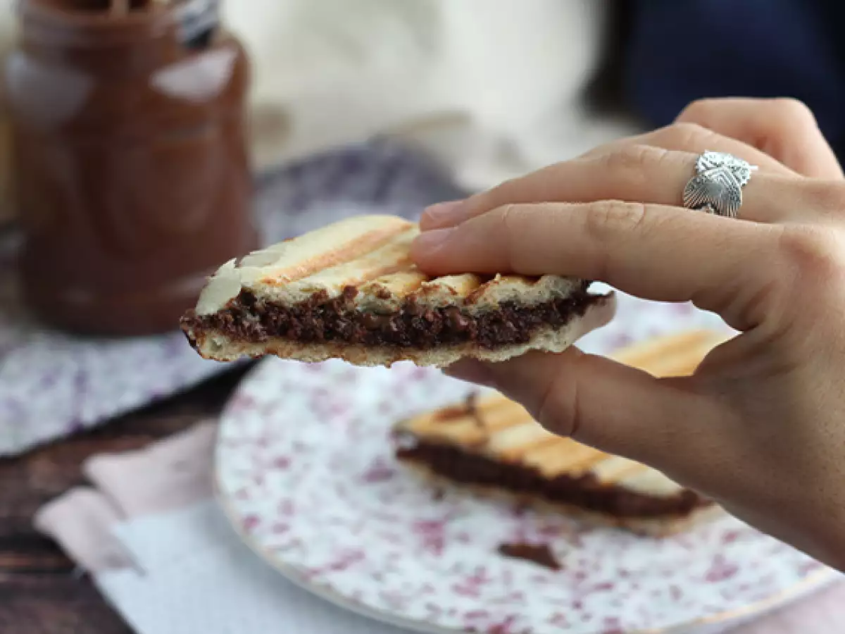 Panini med chokladkräm - foto 3