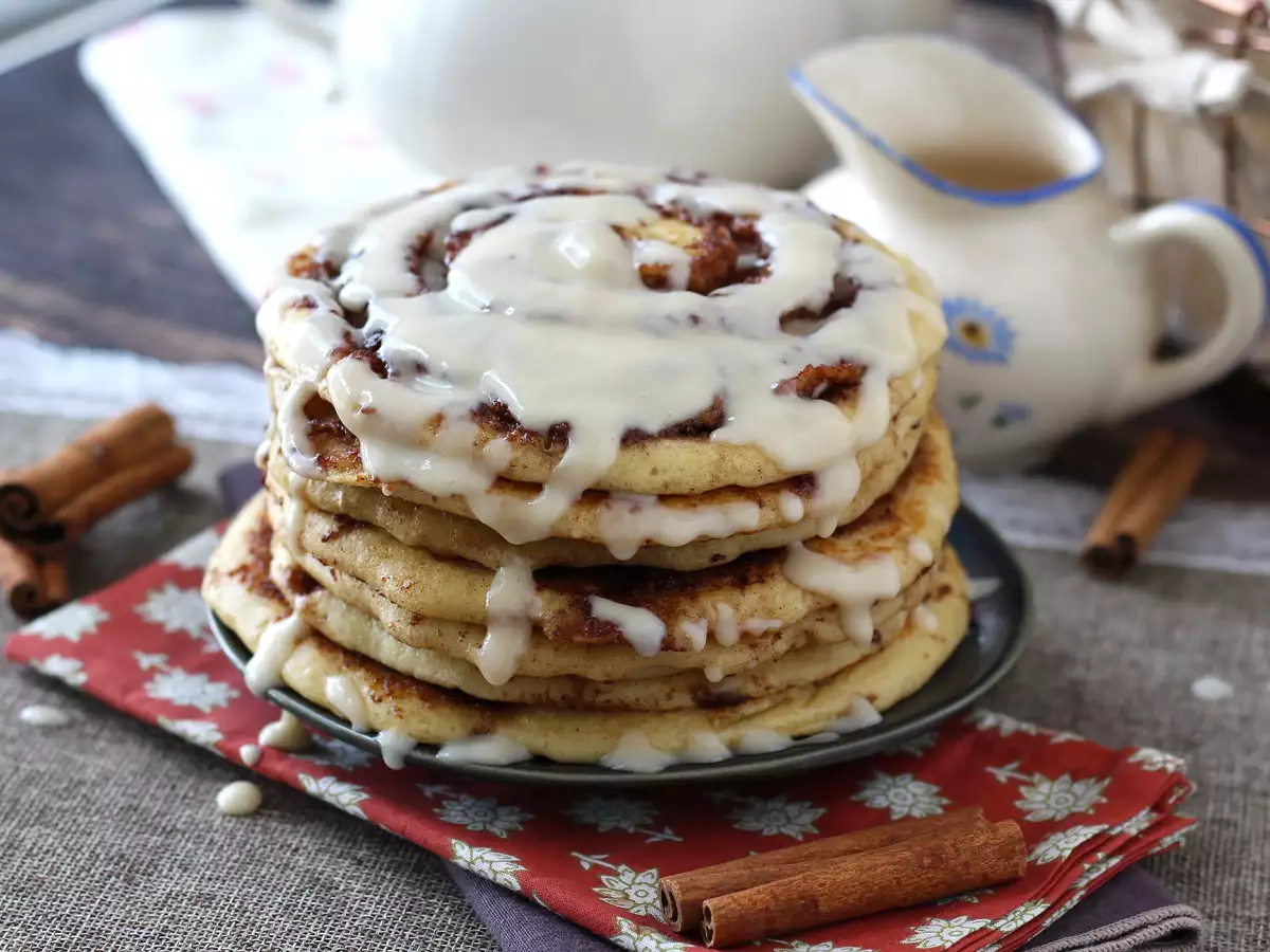 Pannkakor med kanelbullar, för dem som älskar kanel - foto 4