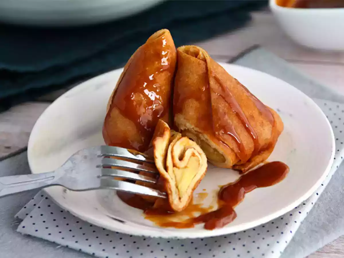 Pannkakssamoussas med karamelliserade äpplen - foto 3