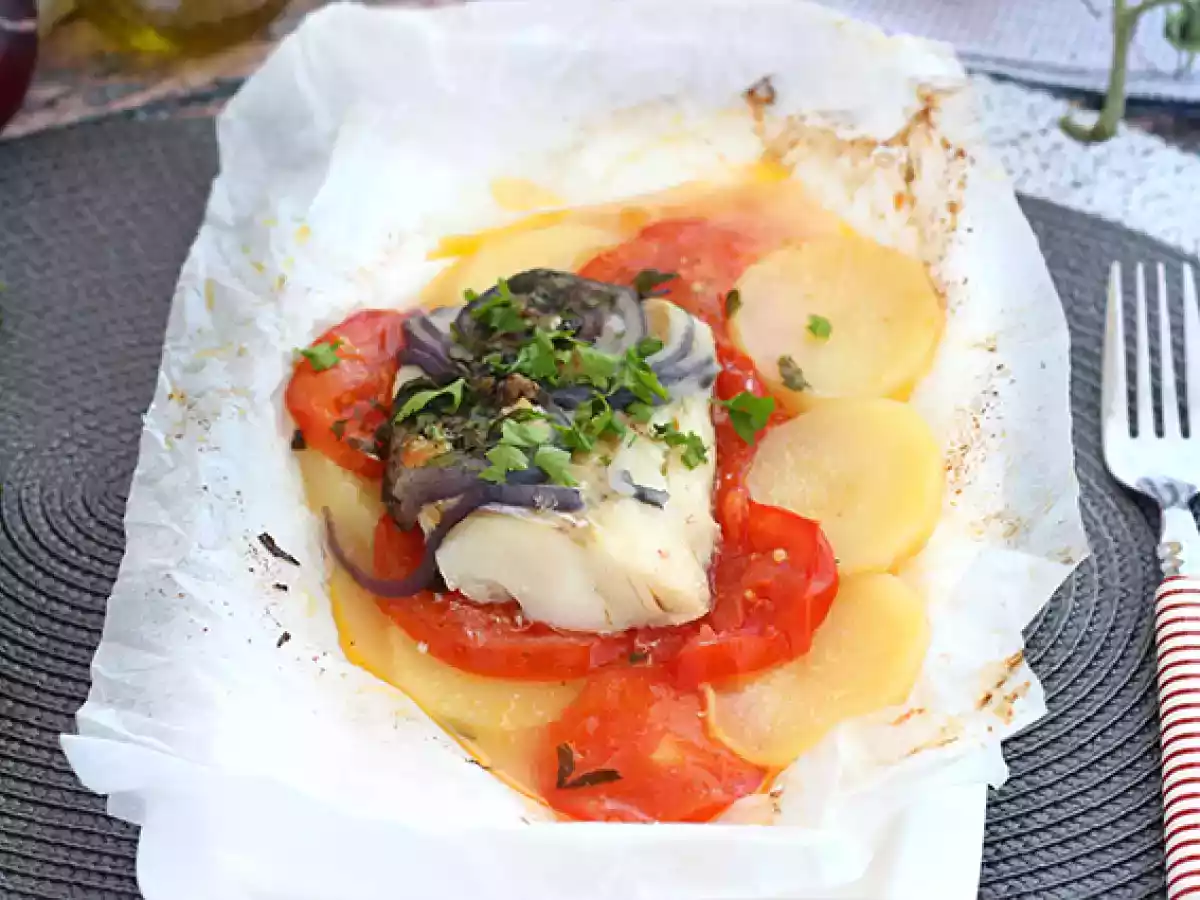 Papillote av torsk - foto 2