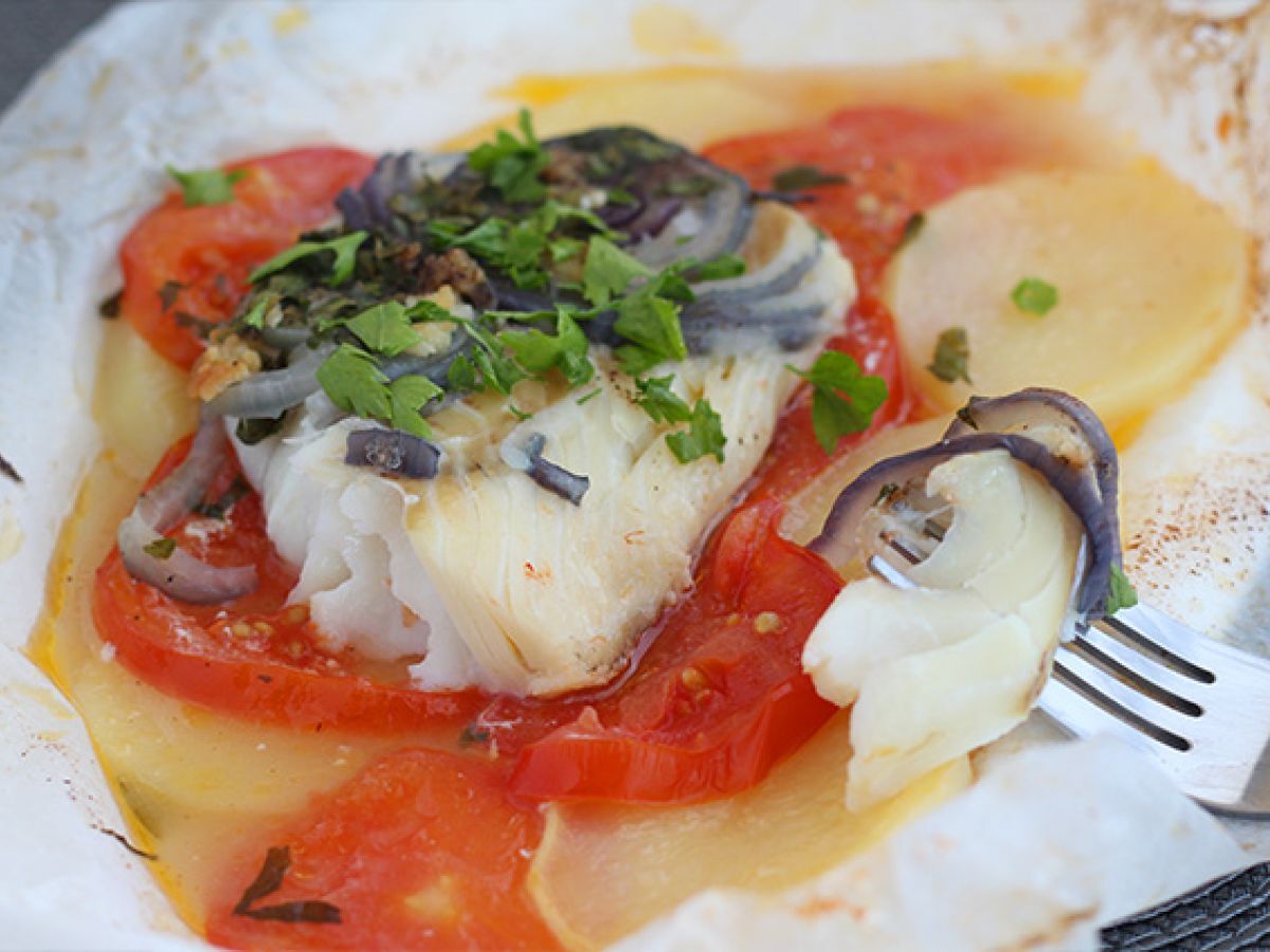 Papillote av torsk - foto 3