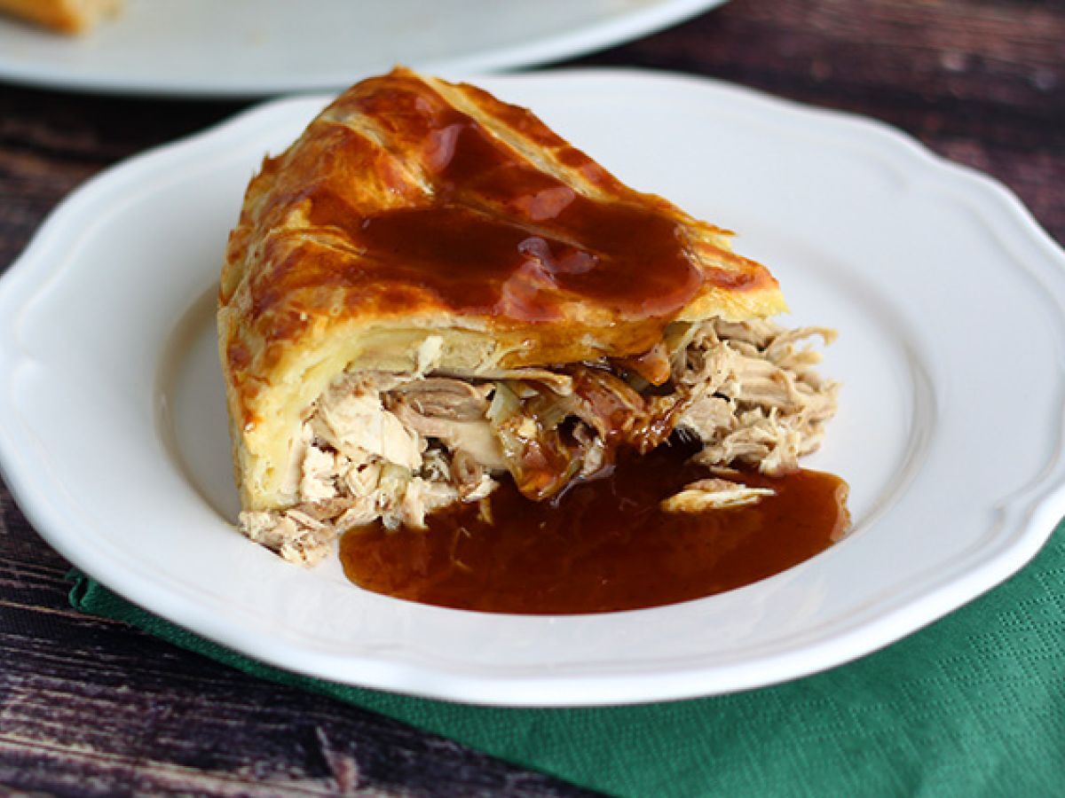 Pärlhönspaj med foie gras