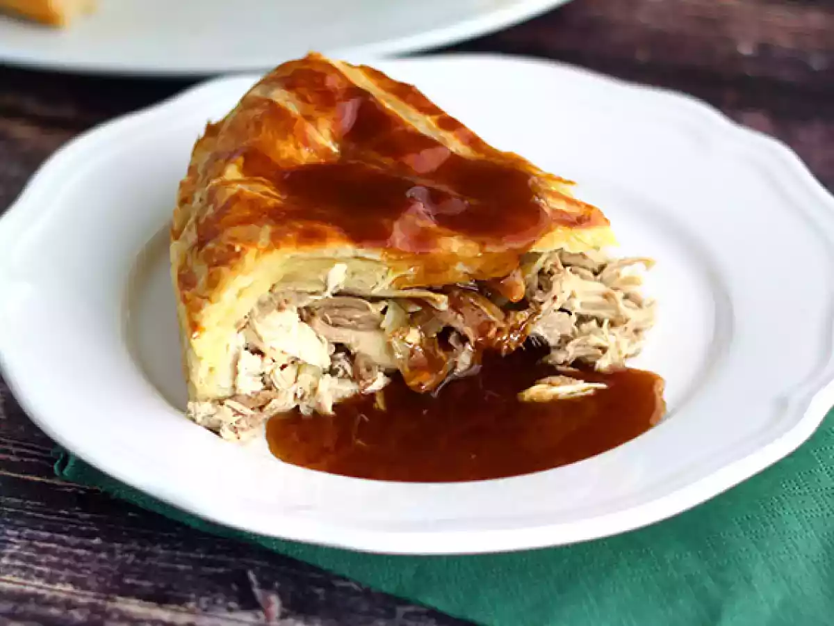 Pärlhönspaj med foie gras