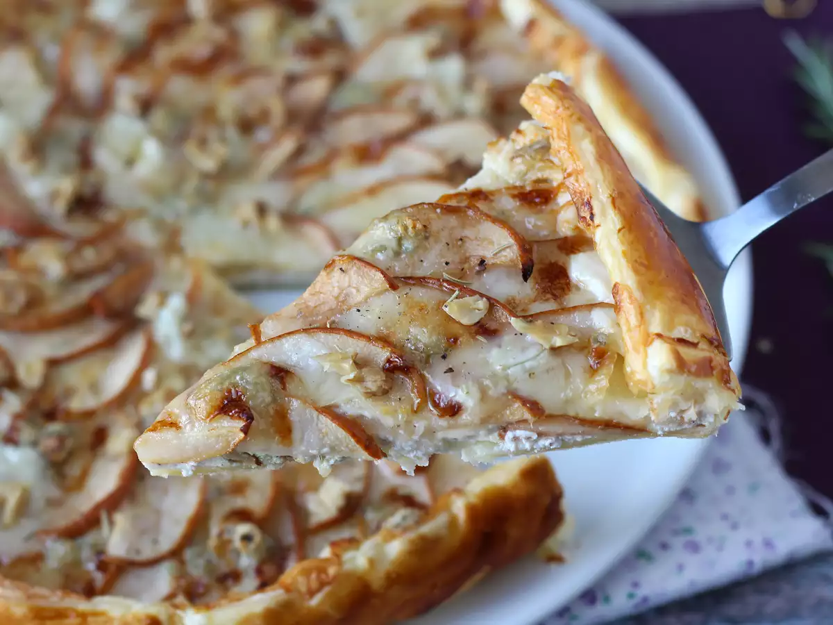 Pärontarte med gorgonzola och valnötter – sött och salt i perfekt harmoni - foto 3