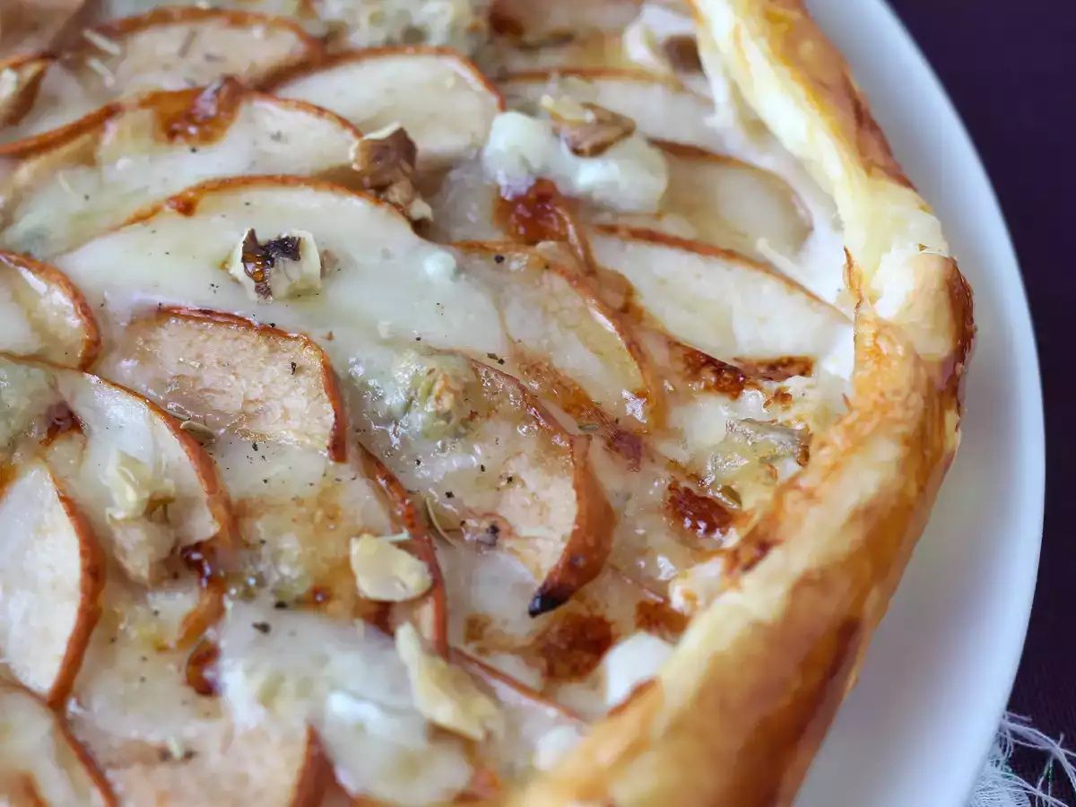 Pärontarte med gorgonzola och valnötter – sött och salt i perfekt harmoni - foto 5