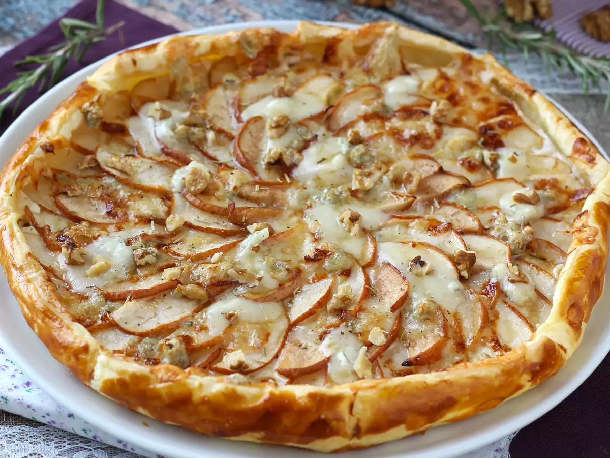 Pärontarte med gorgonzola och valnötter – sött och salt i perfekt harmoni - foto 6