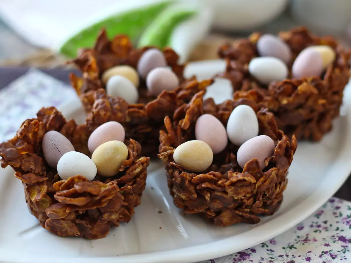 Påskbon av chokladflingor - foto 2