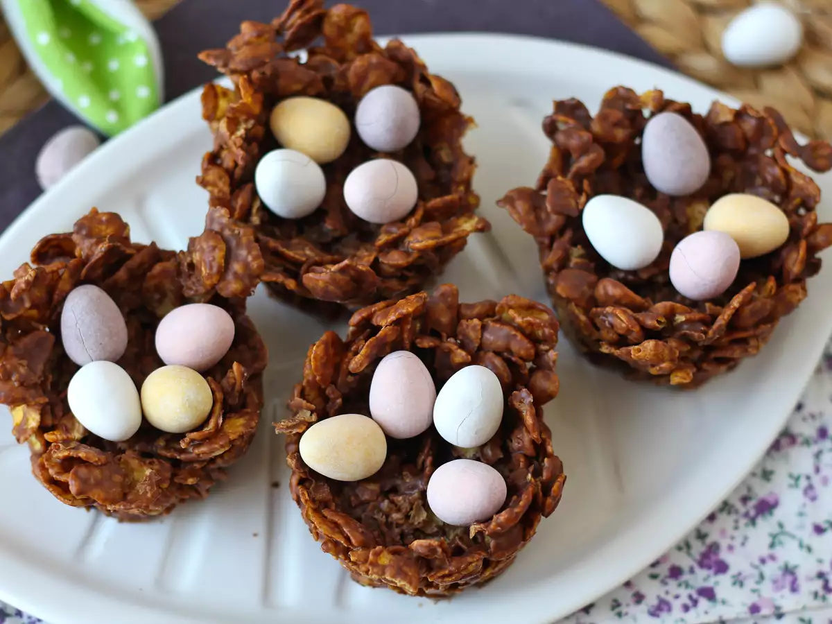 Påskbon av chokladflingor - foto 4