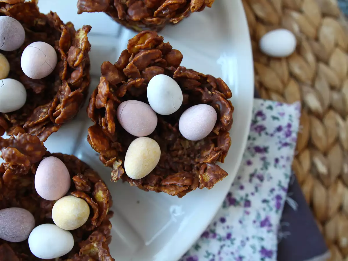 Påskbon av chokladflingor - foto 5