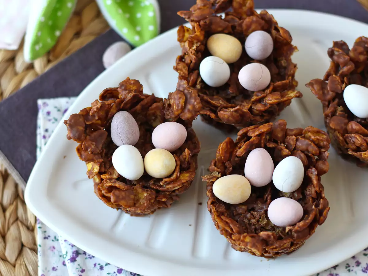 Påskbon av chokladflingor - foto 7