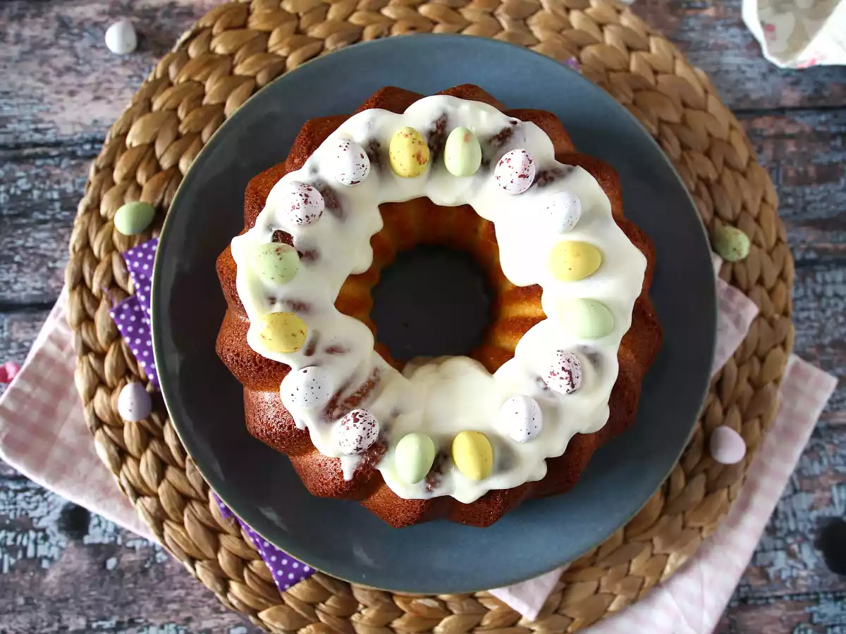 Påskbottentårta med citron och vit choklad - foto 6
