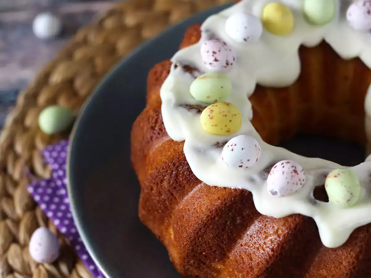 Påskbundtkaka med citron och vit choklad - foto 2