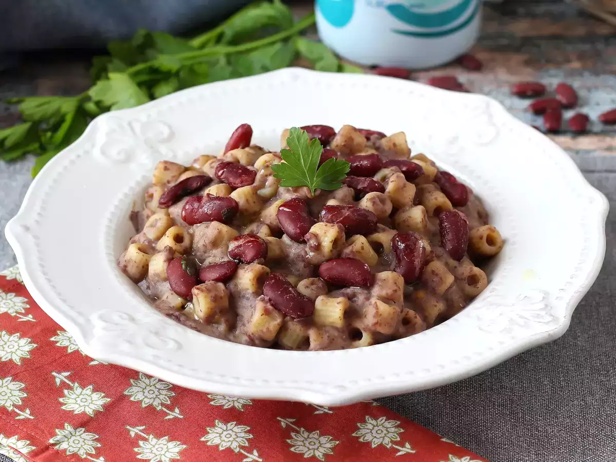 Pasta e fagioli alla veneta: Mormors krämiga och välsmakande recept