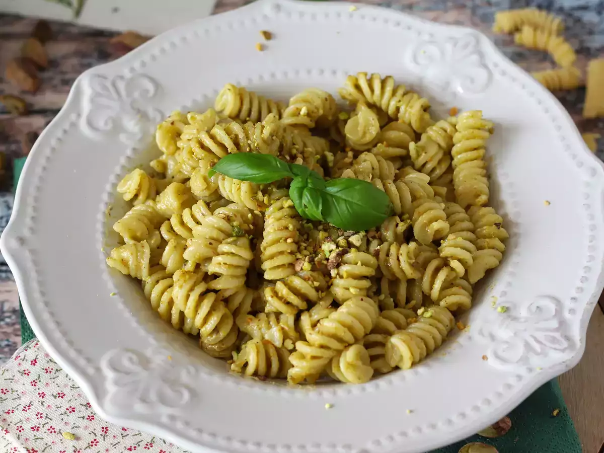 Pasta med pistagepesto – ett läckert och lättlagat recept - foto 3
