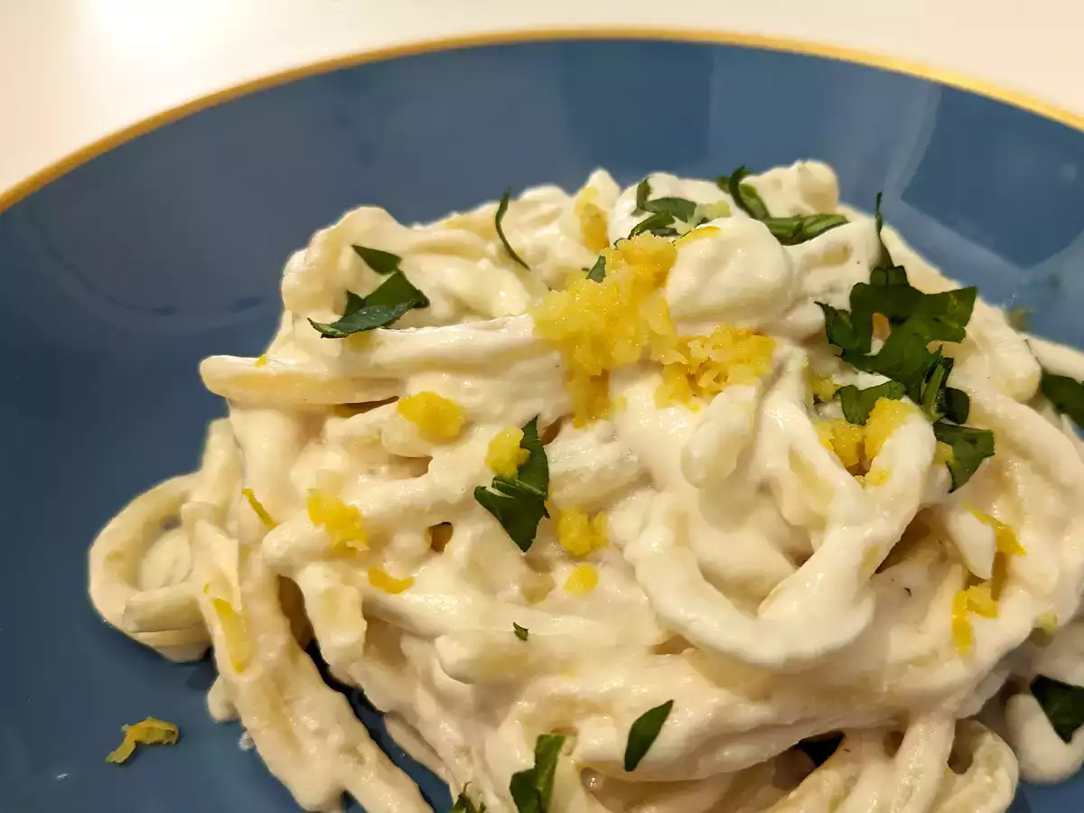 Pasta med ricotta och citron – en mild och riktigt lättlagad pastarätt! - foto 3
