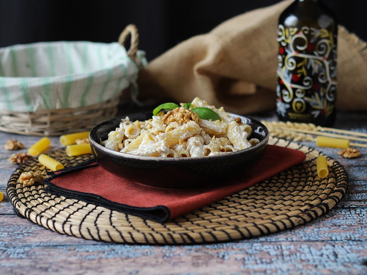 Pasta med ricotta och valnötter: krämig och knaprig - foto 2