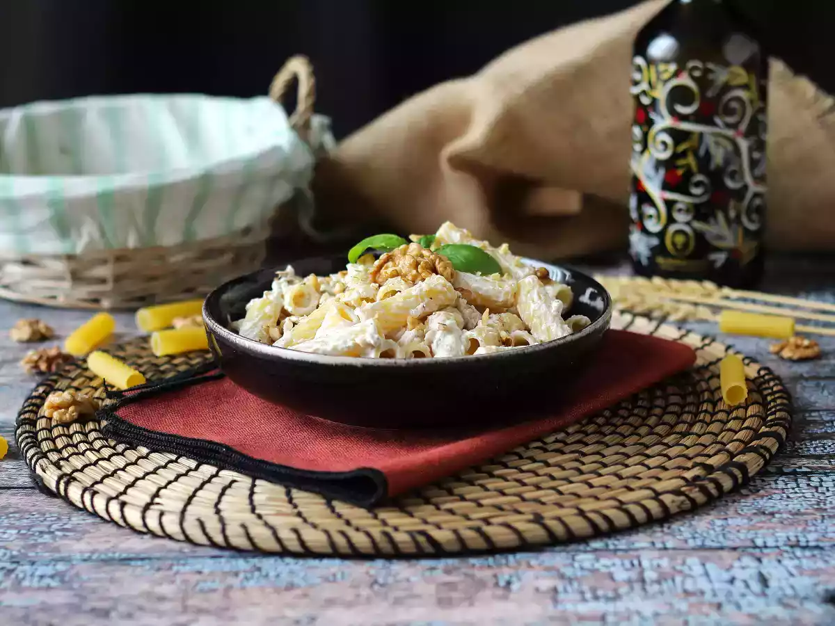 Pasta med ricotta och valnötter: krämig och knaprig - foto 2