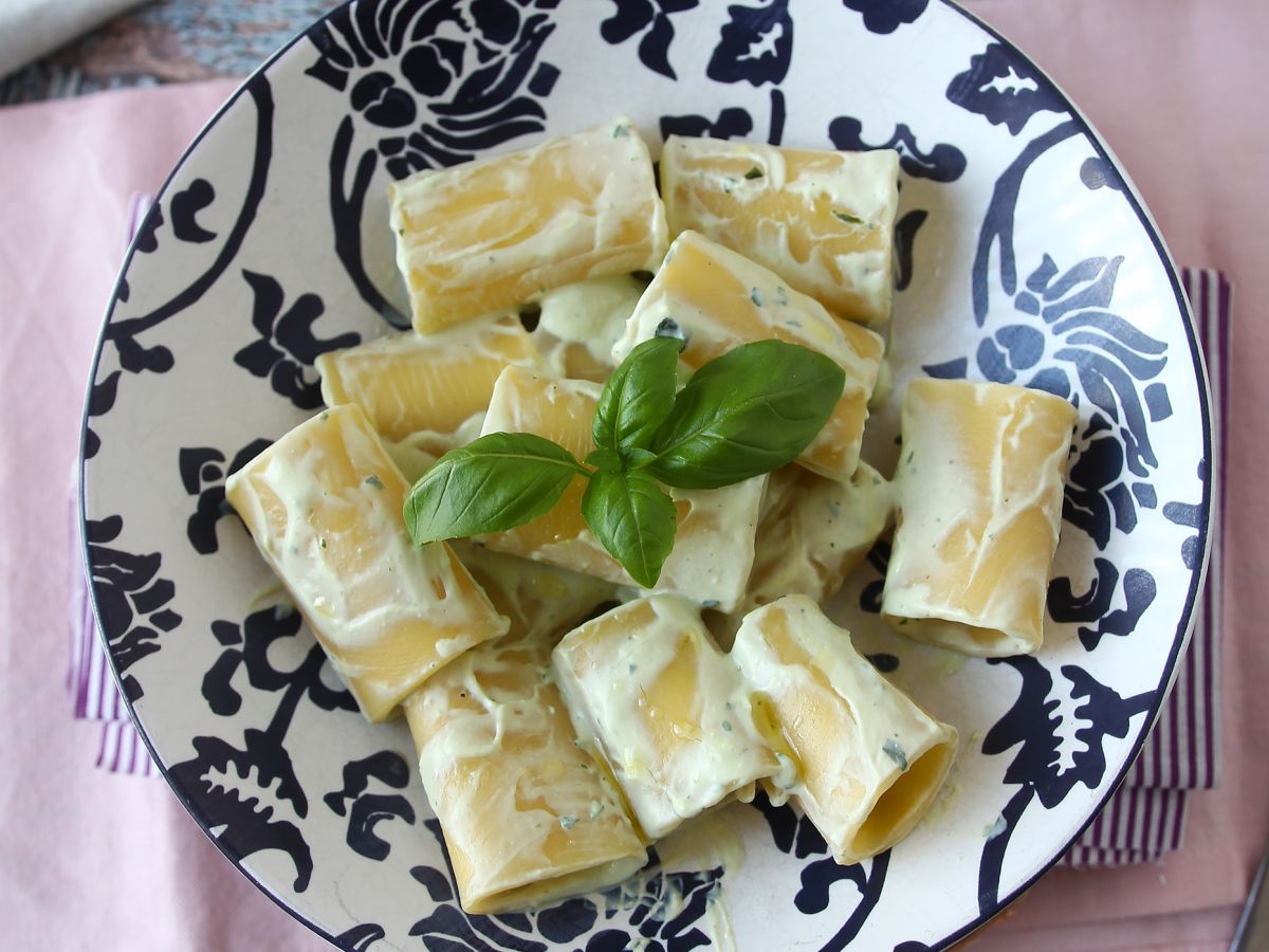 Pasta med ricottakräm och basilika - foto 4
