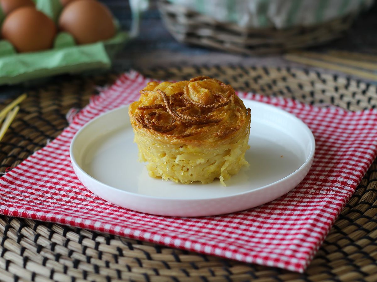 Pastaomelett i luftfritös - foto 2