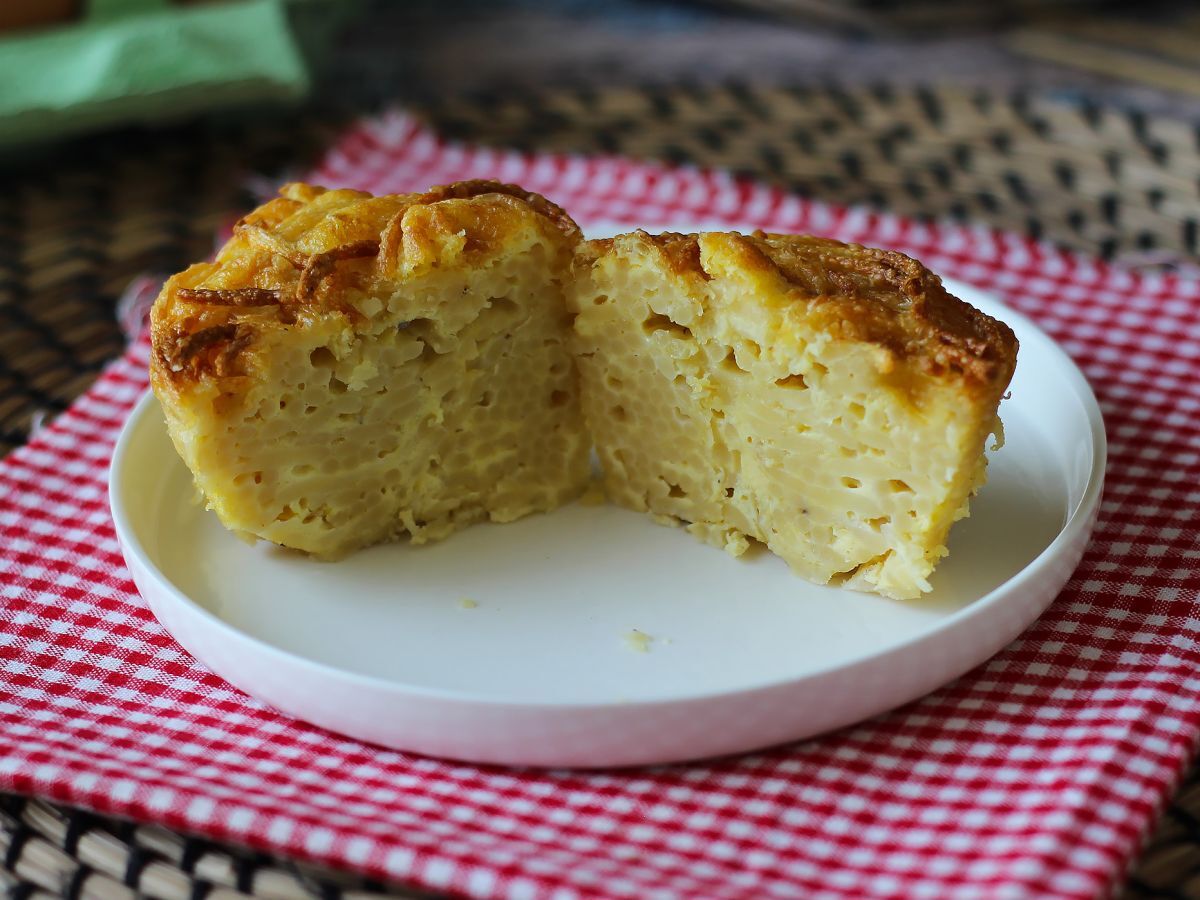 Pastaomelett i luftfritös - foto 4