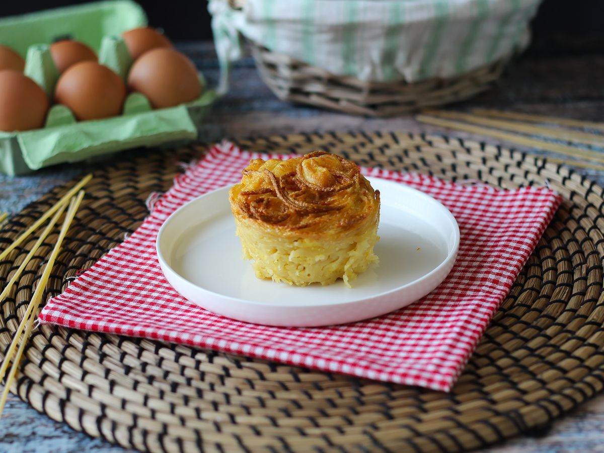 Pastaomelett i luftfritös - foto 5