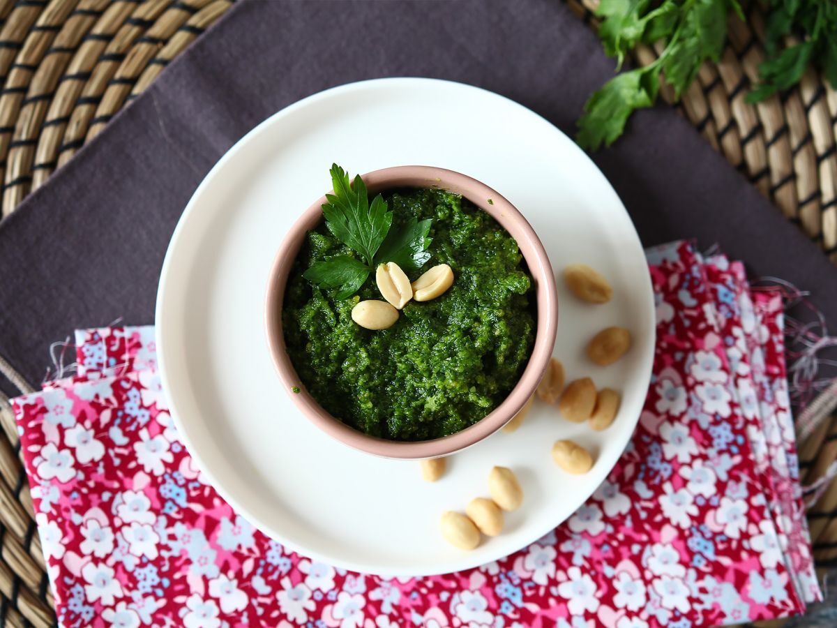 Pesto med persilja och jordnötter, en explosion av smaker - foto 4