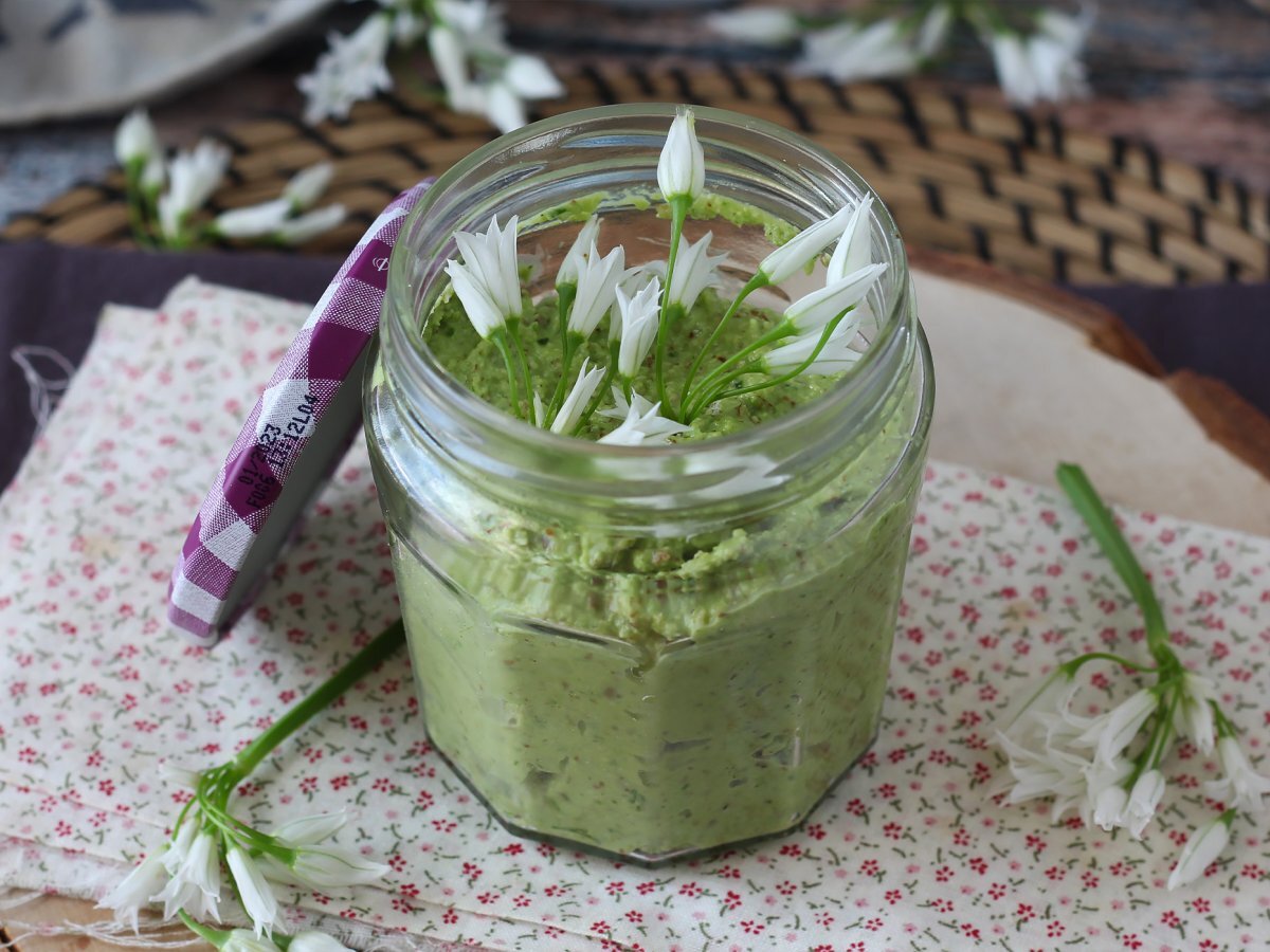 Pesto med ramslök, doftande och supergod!