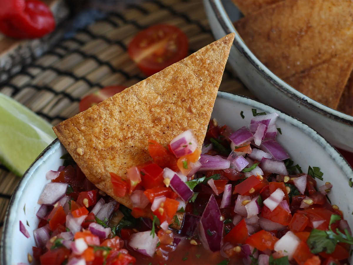Pico de gallo och hemlagade tortillachips - foto 4