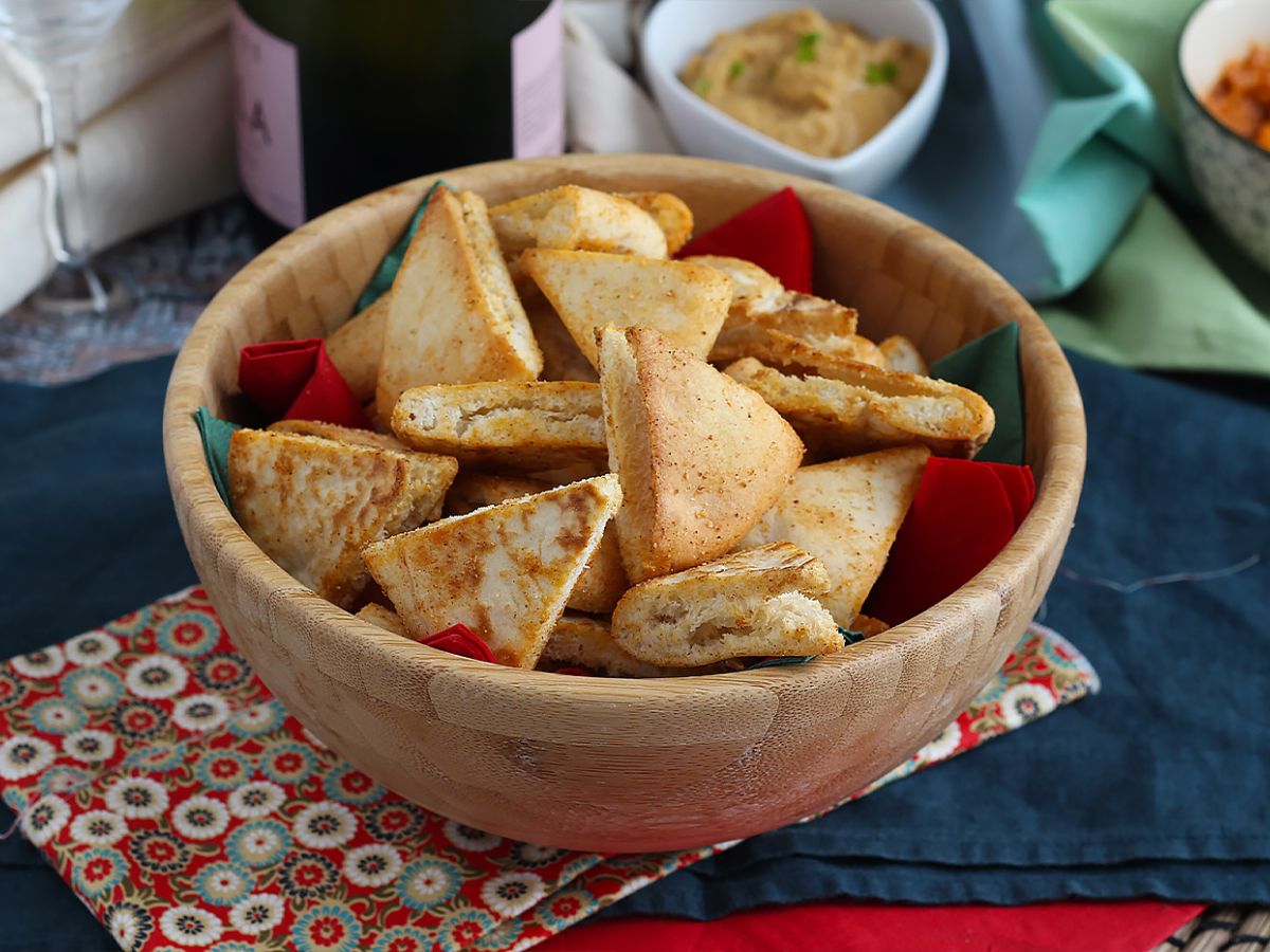 Pitabrödschips - snabb och enkel recept - foto 2