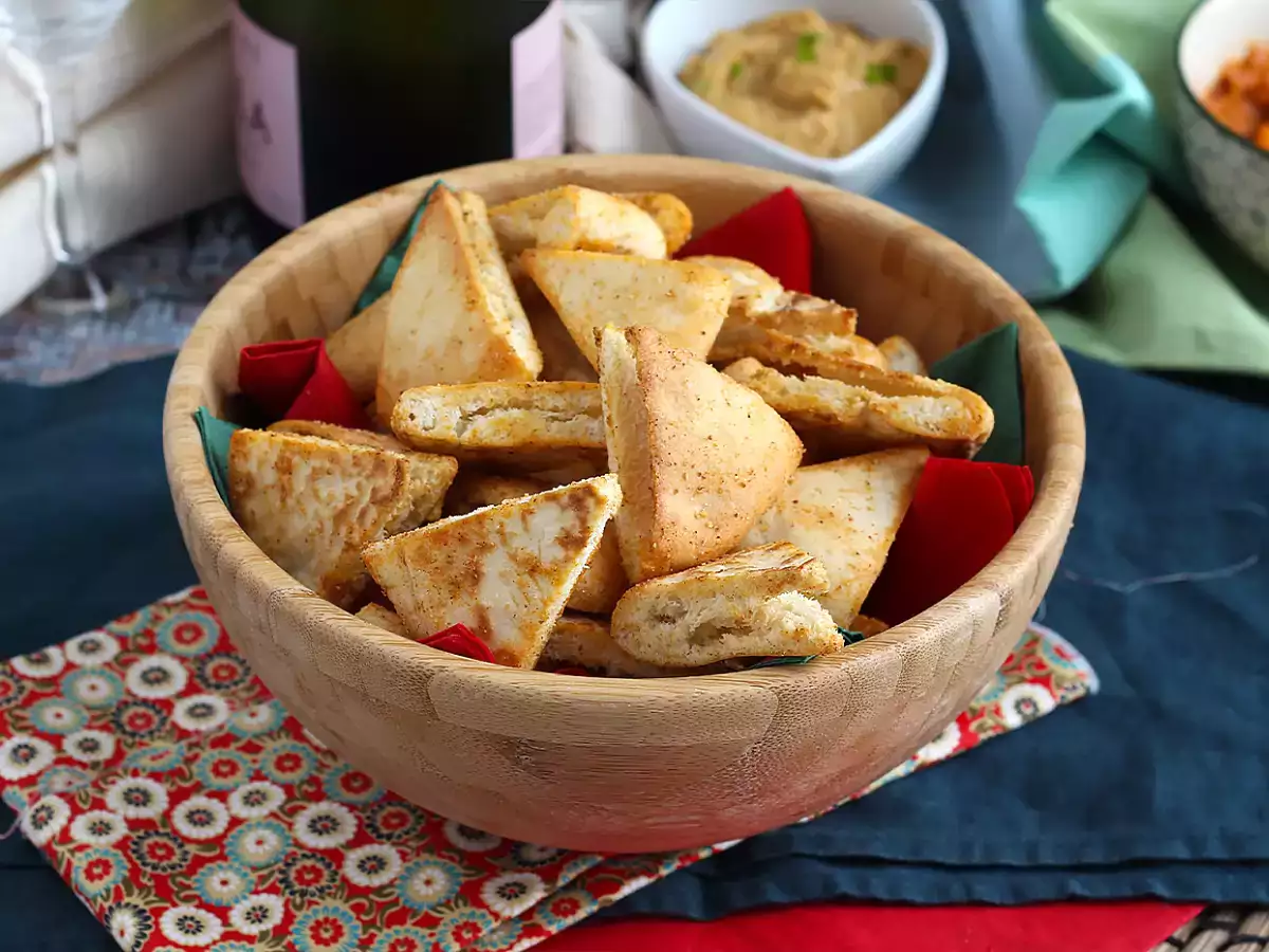 Pitabrödschips - snabb och enkel recept - foto 2