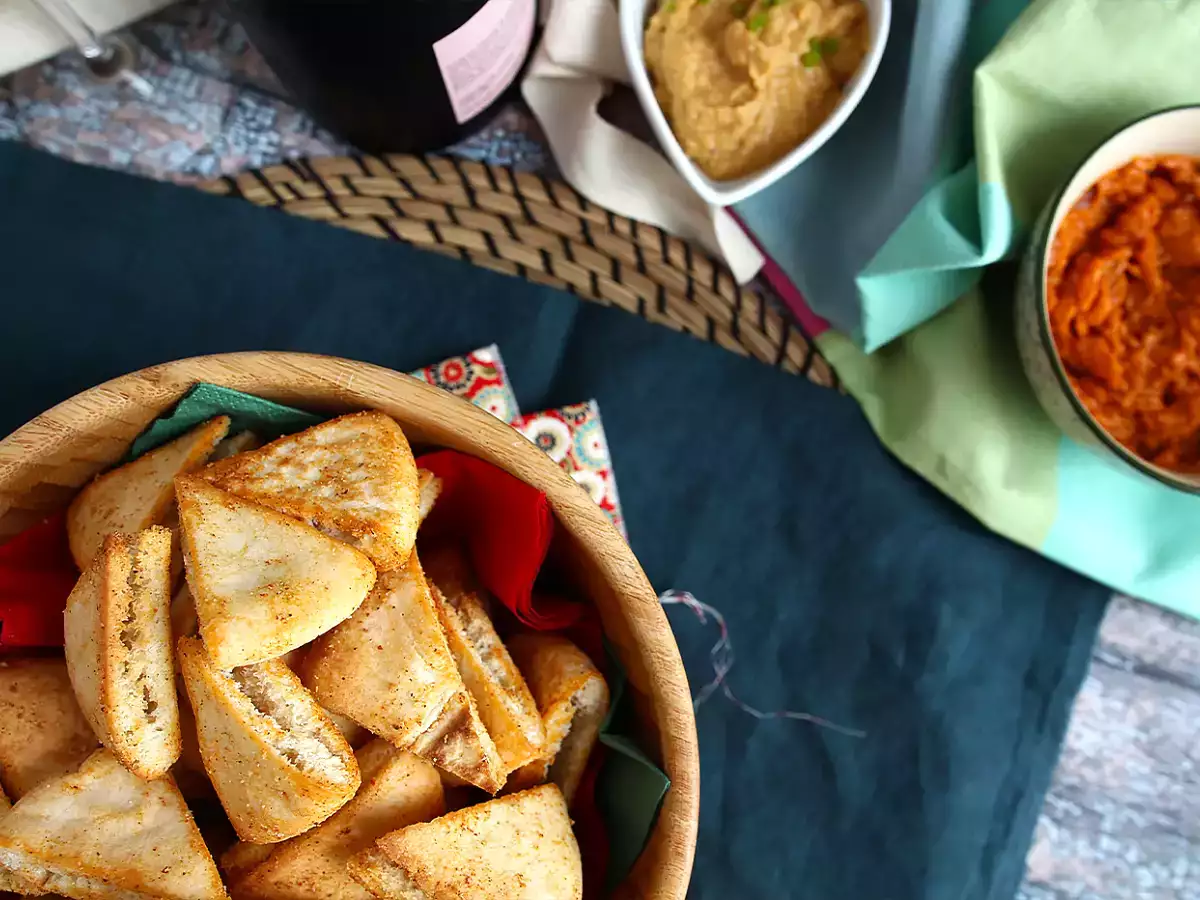 Pitabrödschips - snabb och enkel recept - foto 3