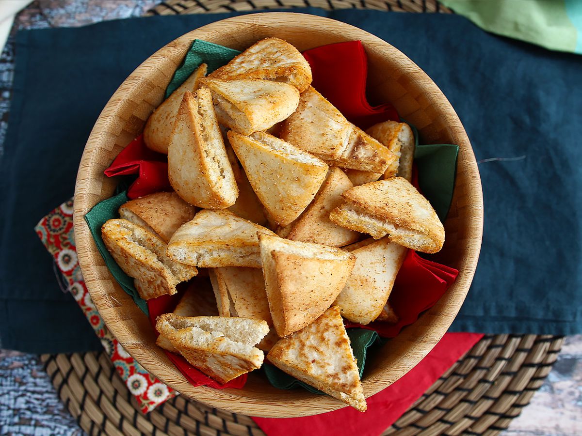 Pitabrödschips - snabb och enkel recept - foto 4