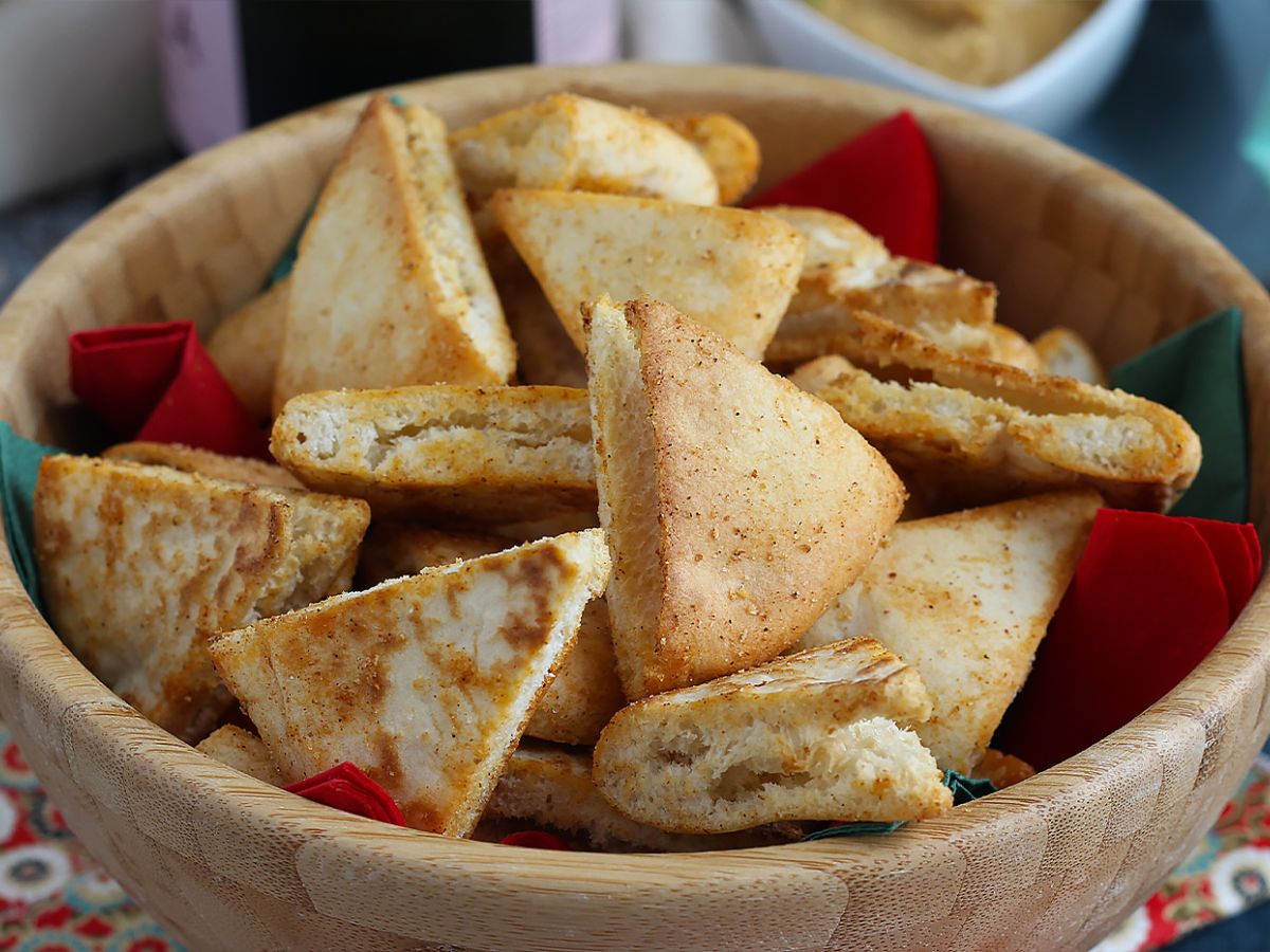 Pitabrödschips - snabb och enkel recept - foto 5