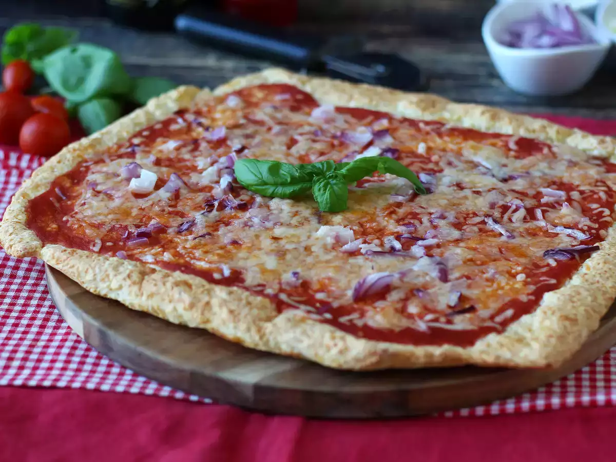 Pizza med cottage cheese - foto 2