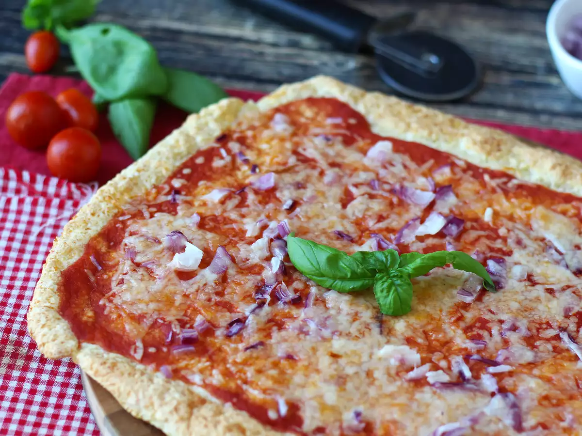 Pizza med cottage cheese - foto 4