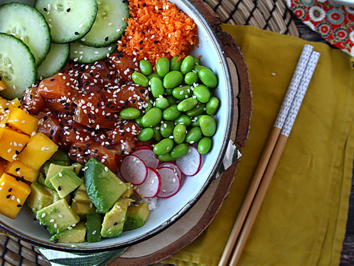 Poké bowl med lax - foto 4
