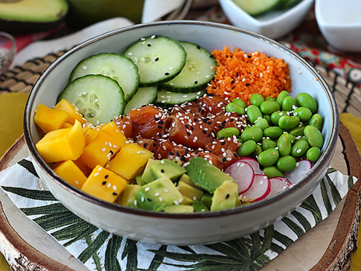 Poké bowl med lax - foto 5