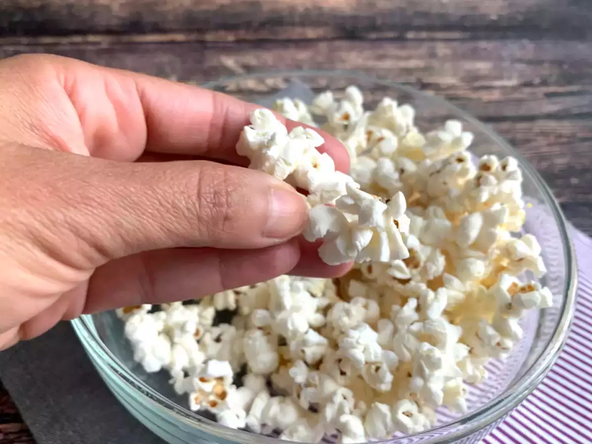 Popcorn i mikrovågsugn utan olja - foto 3