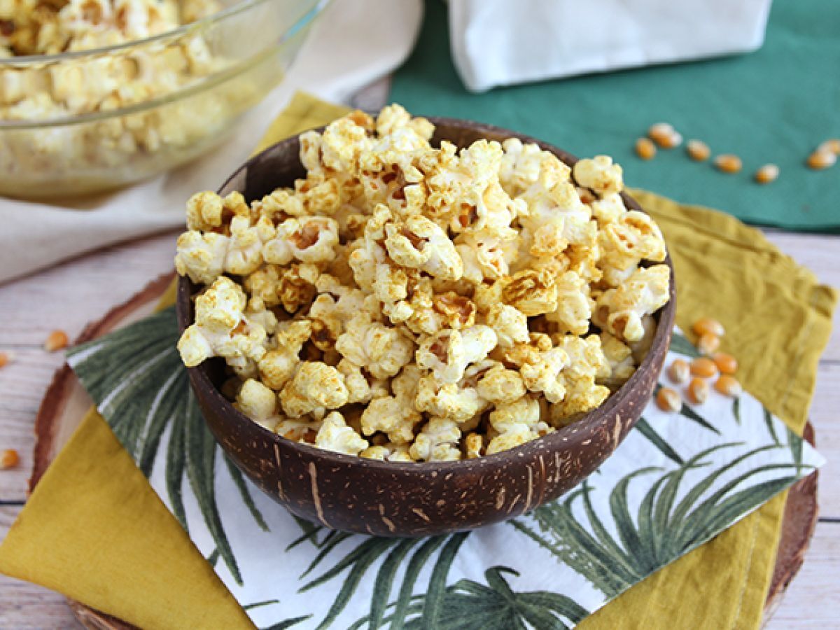 Popcorn med curry