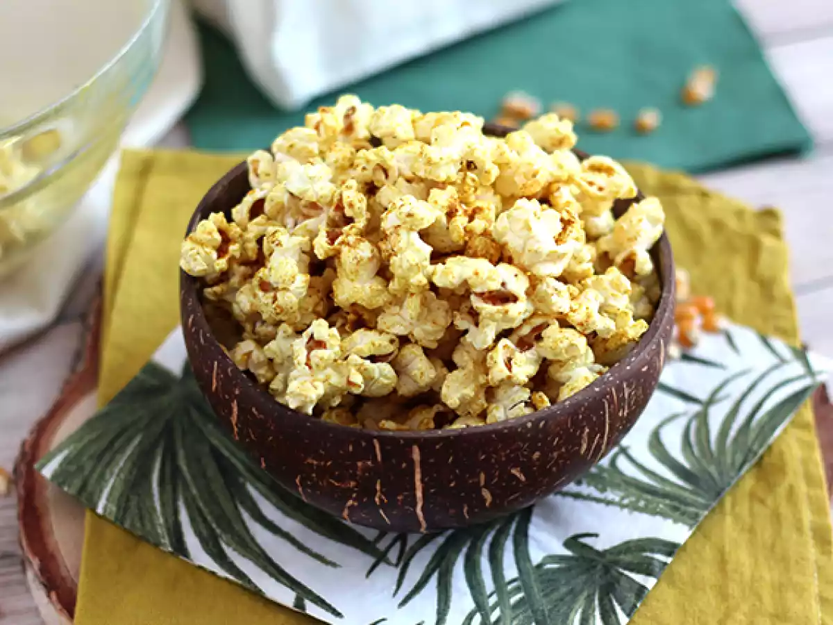 Popcorn med curry - foto 4